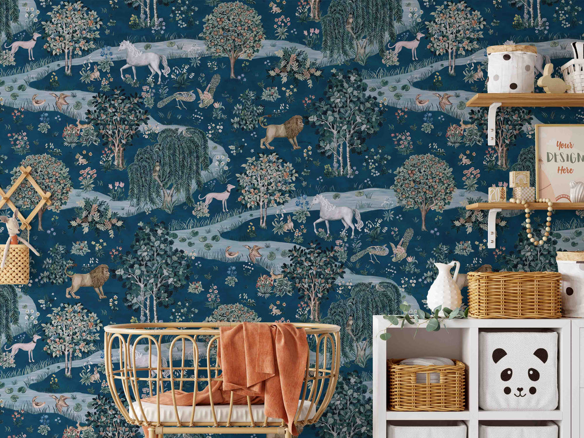 Owl And Willow Wallpaper