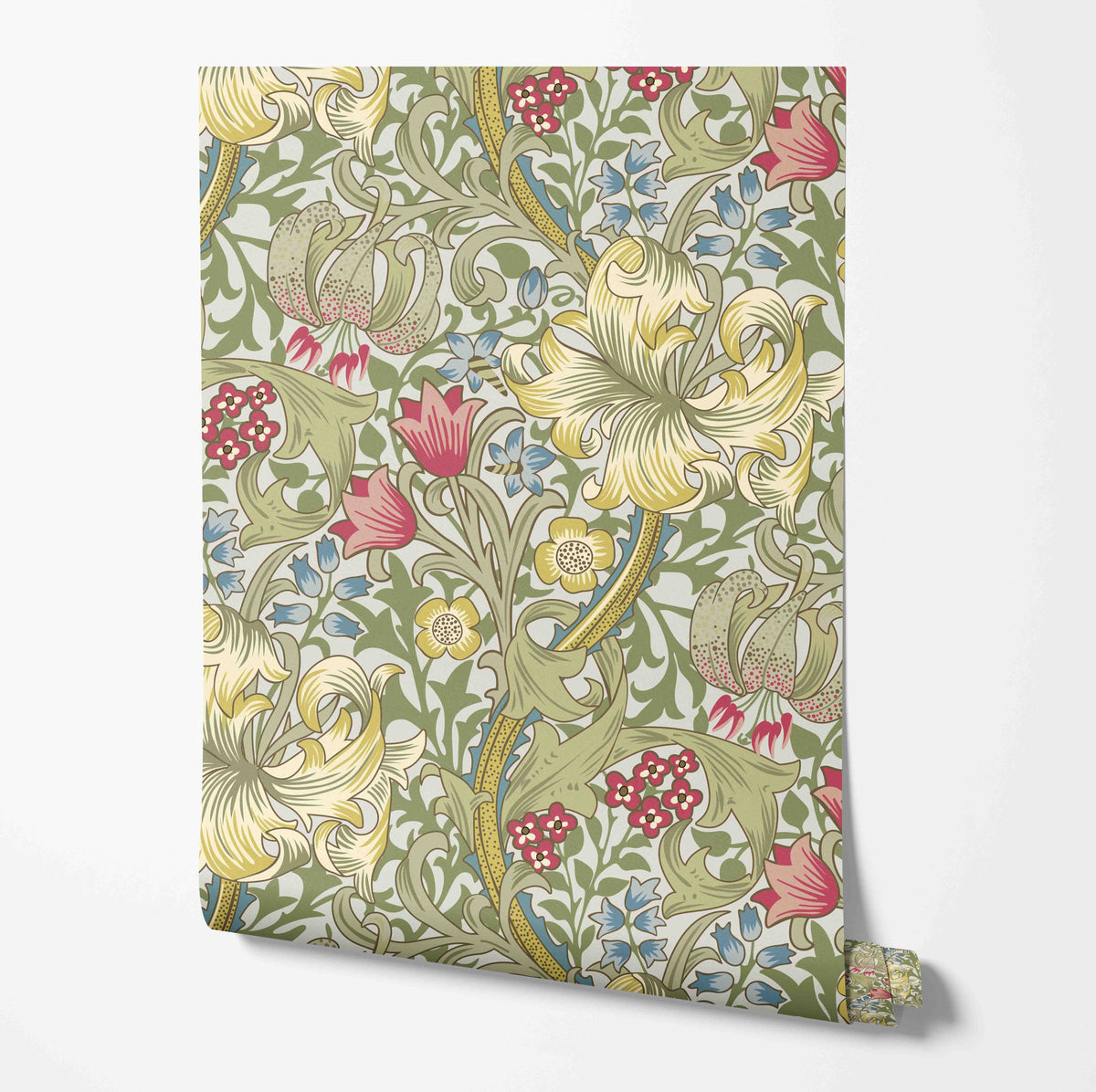 Golden Lily by William Morris Wallpaper | Green Planet Home Décor ...