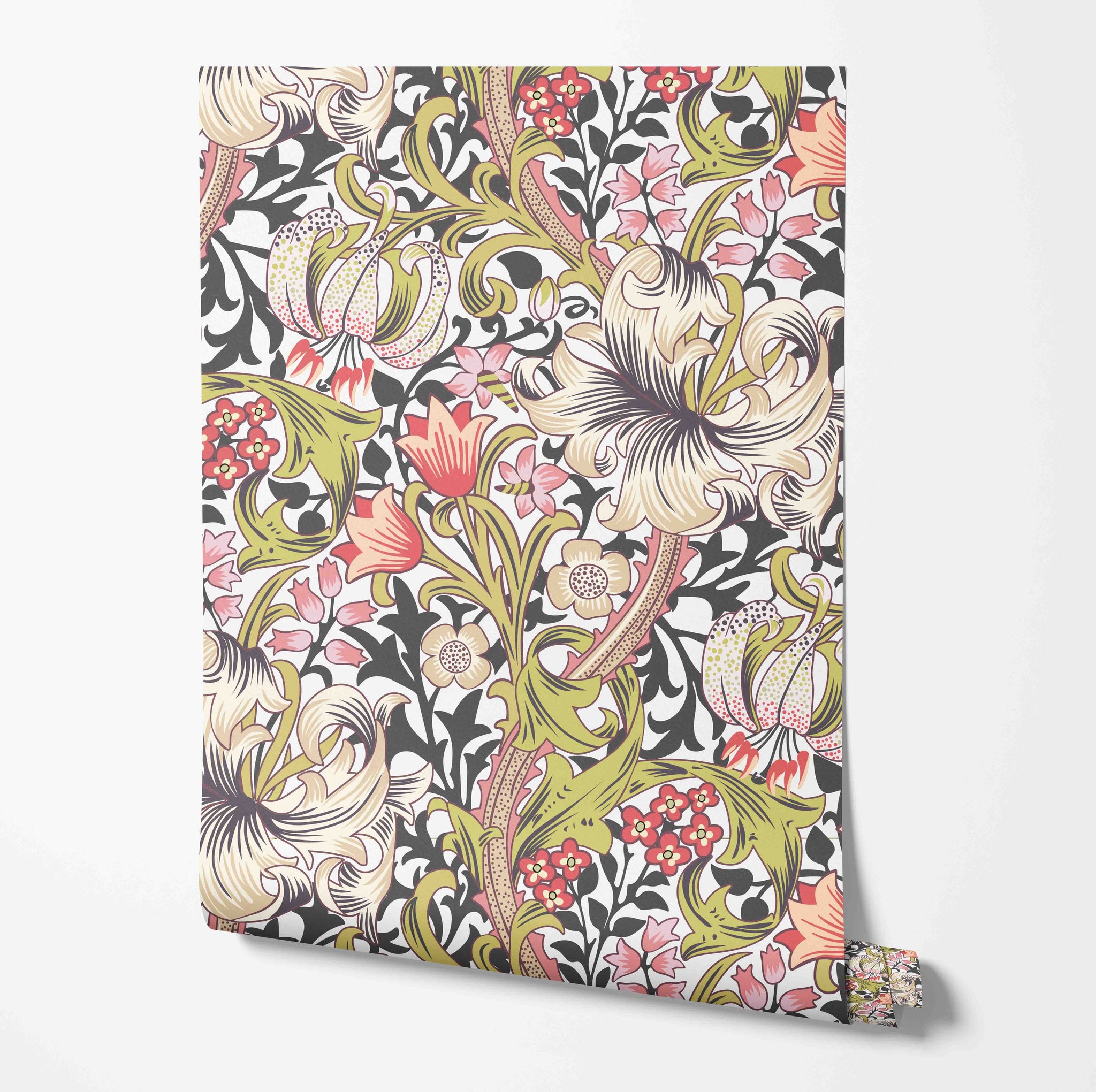 Golden Lily by William Morris Wallpaper | Green Planet Home Décor